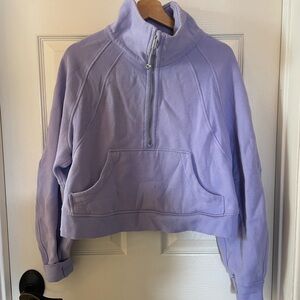 Lululemon Scuba Oversized Half-Zip Hoodie Lavender